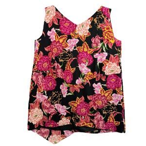 Tahari Arthur S. Levine Womens Floral Dress Size 24 W